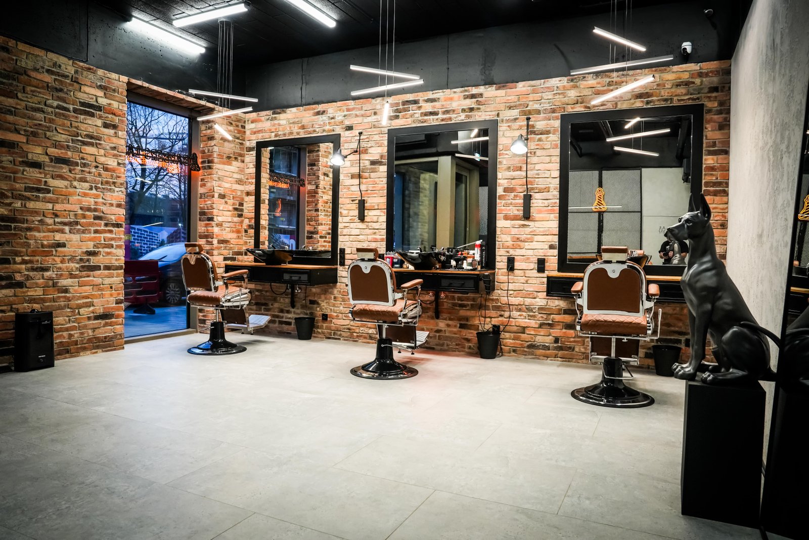Barbers Lab - Wnętrze Salonu