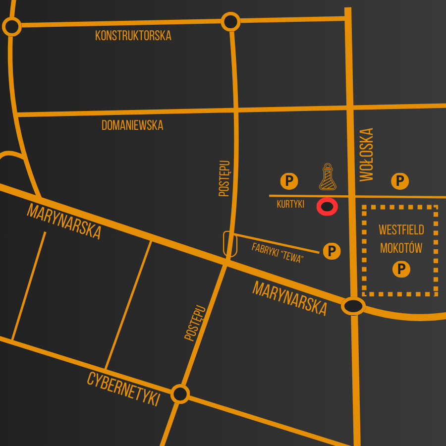 Barbers Lab - Lokalizacja blisko Westfield