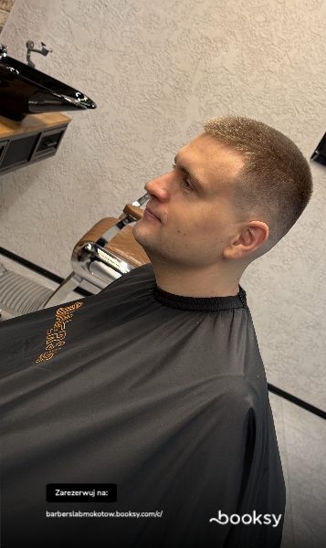 Barbers Lab - Bardzo krótkie ścięcie ze skin fade