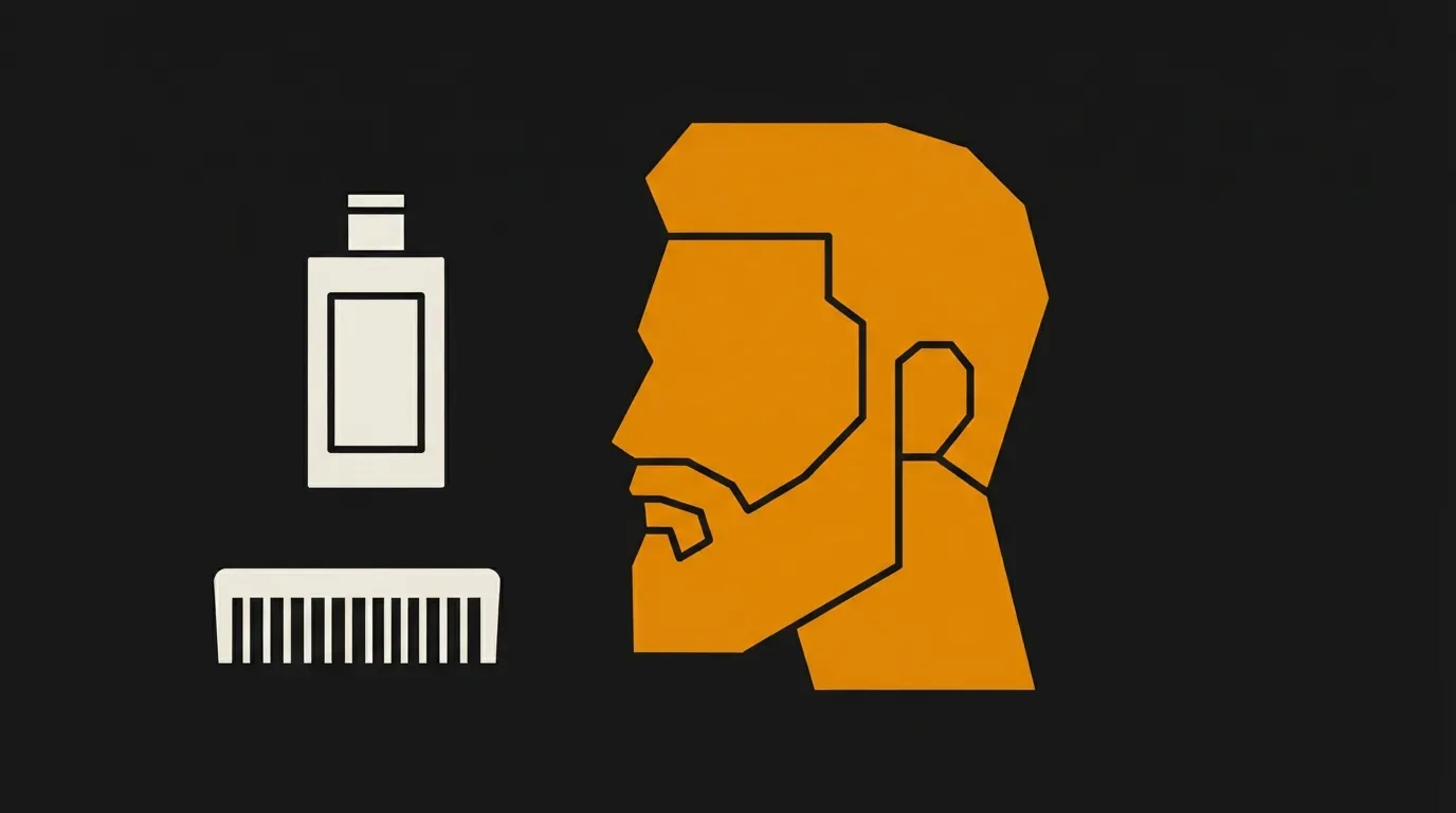 Ilustracja do sekcji "Jak umyć i wysuszyć brodę, żeby zobaczyć jej prawdziwy kształt?"