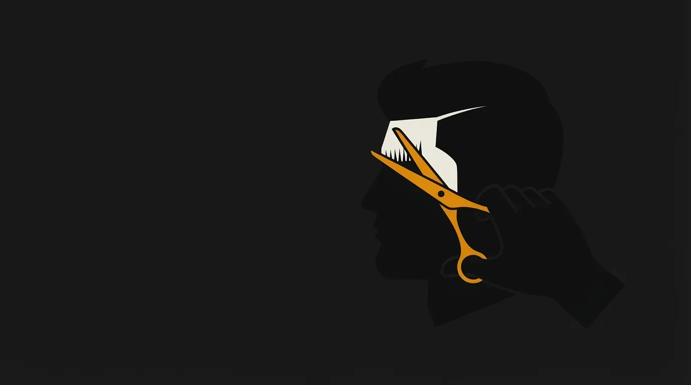Ilustracja do sekcji "Kiedy barber sięga po krótsze nożyczki?"