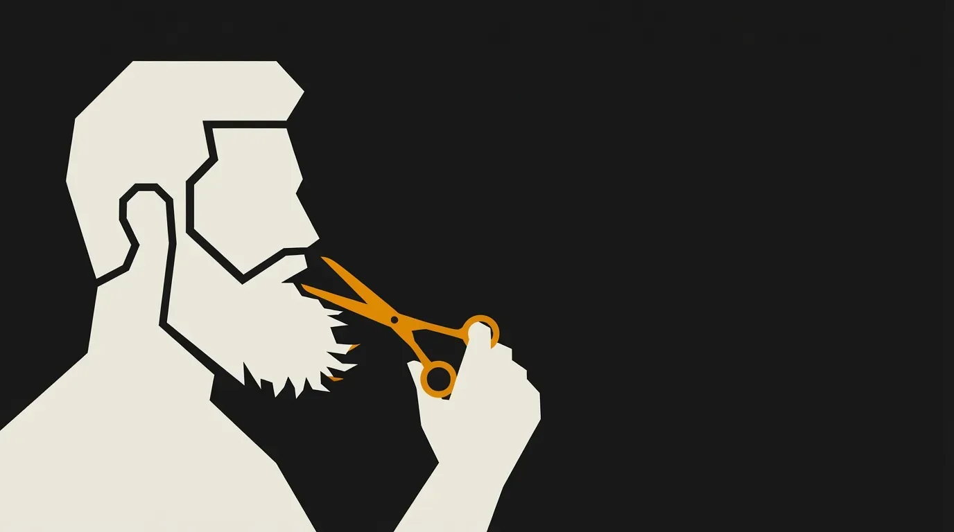 Ilustracja do sekcji "Jak przygotować brodę, żeby nie ściąć jej za krótko"