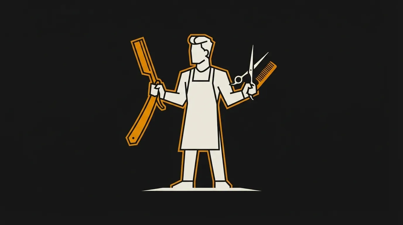 Ilustracja do sekcji "Czy współczesny barber to bardziej golibroda, czy fryzjer - i kiedy to ma znaczenie"