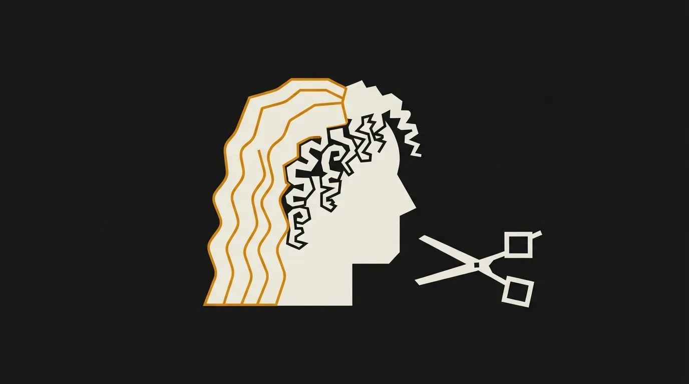 Ilustracja do sekcji "Jak działa skurcz i dlaczego mokra długość nigdy nie mówi prawdy o Twojej fryzurze?"