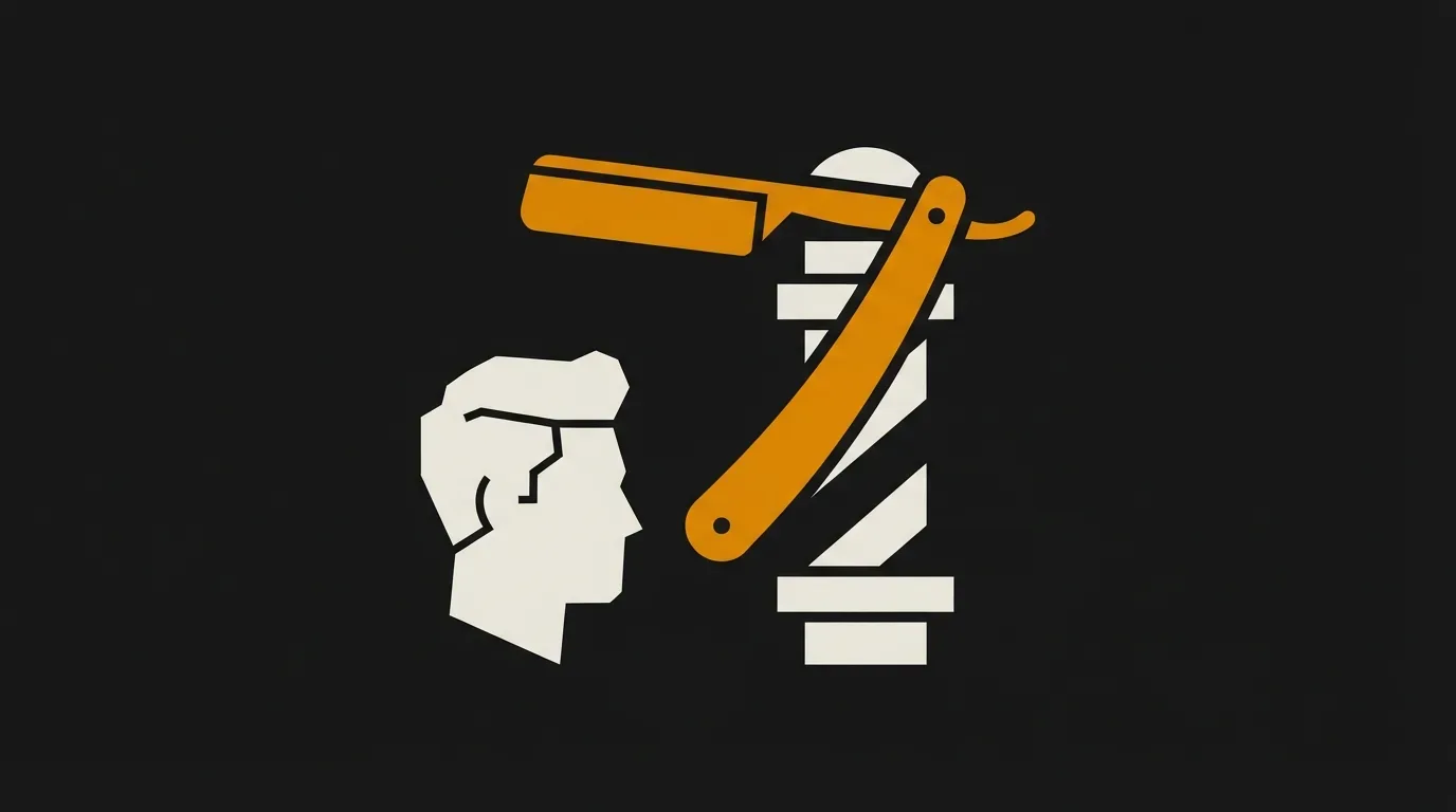 Ilustracja do sekcji "Co z tamtego fachu zostało w dzisiejszym barberze - poza nazwą"
