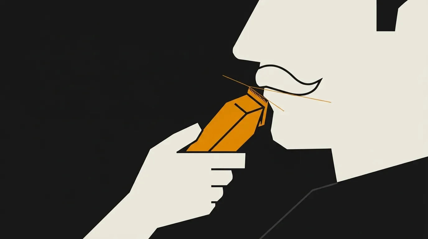 Ilustracja do sekcji "Jak prowadzić maszynkę, żeby zachować kontur, a nie zgubić kształtu"