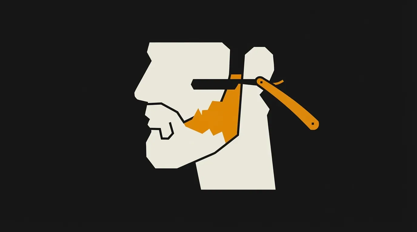 Ilustracja do sekcji "Co zrobić, jeśli zarost na policzkach jest rzadki albo nierówny?"