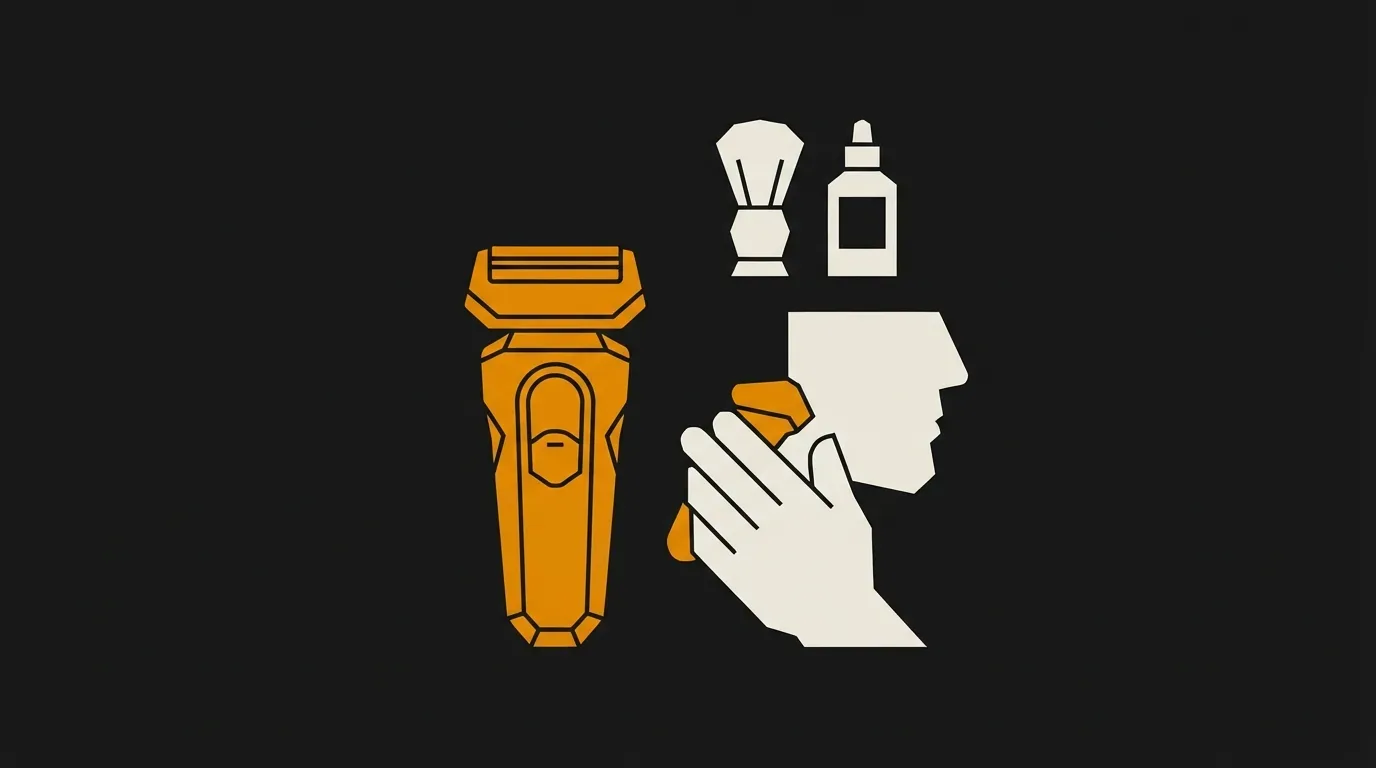 Ilustracja do sekcji "Czy to wina twojej maszynki, czy czegoś, co robisz przed"