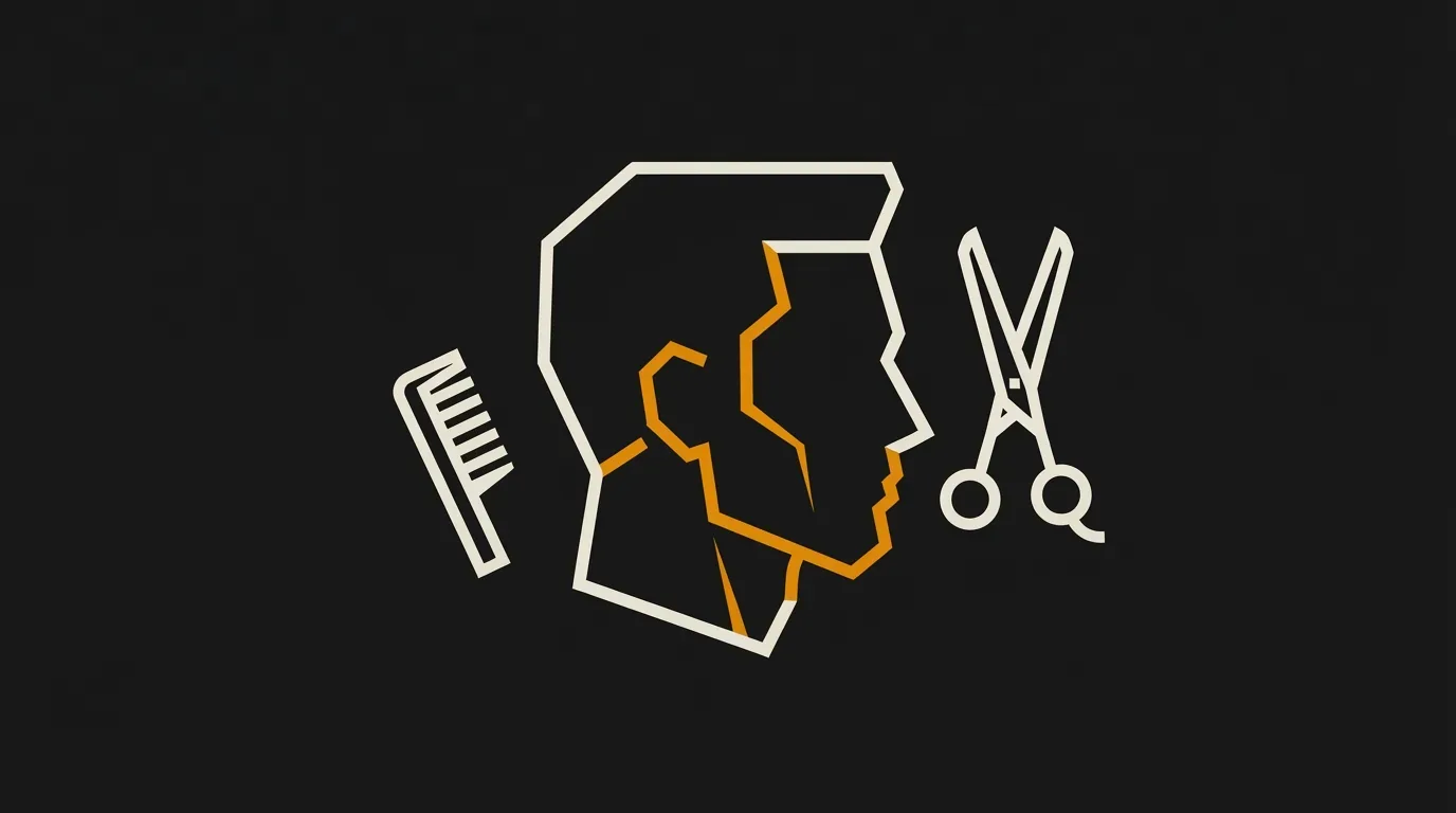 Ilustracja do sekcji "Dla jakiego kształtu twarzy i typu włosów crew cut działa najlepiej"