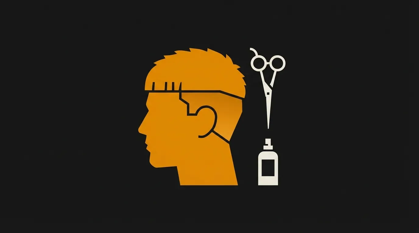 Ilustracja do sekcji "Jak poprosić barbera o french crop, żeby wyszedł dokładnie taki, jakiego potrzebujesz"