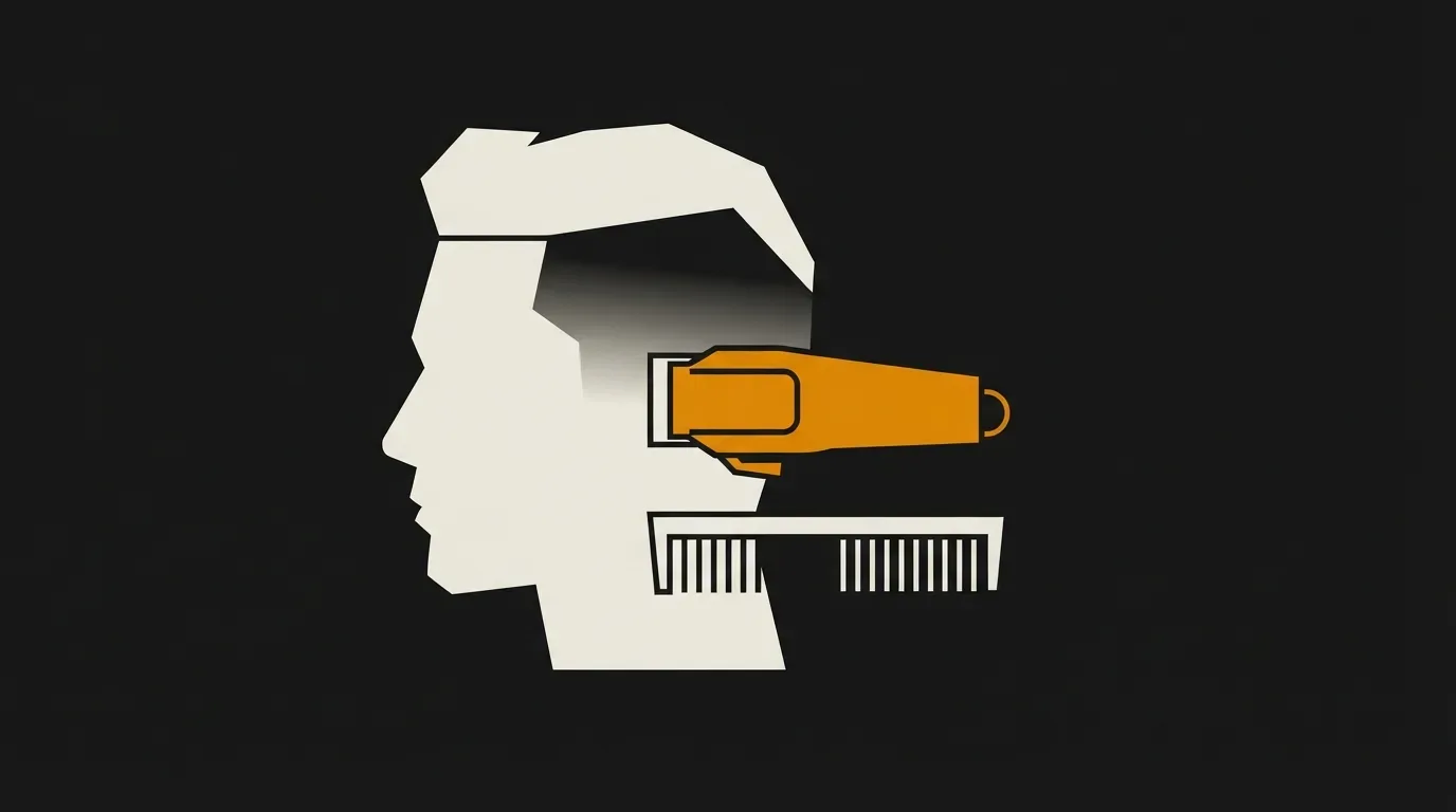 Ilustracja do sekcji "Skin fade – dla kogo to cięcie i z czym wiąże się na co dzień?"