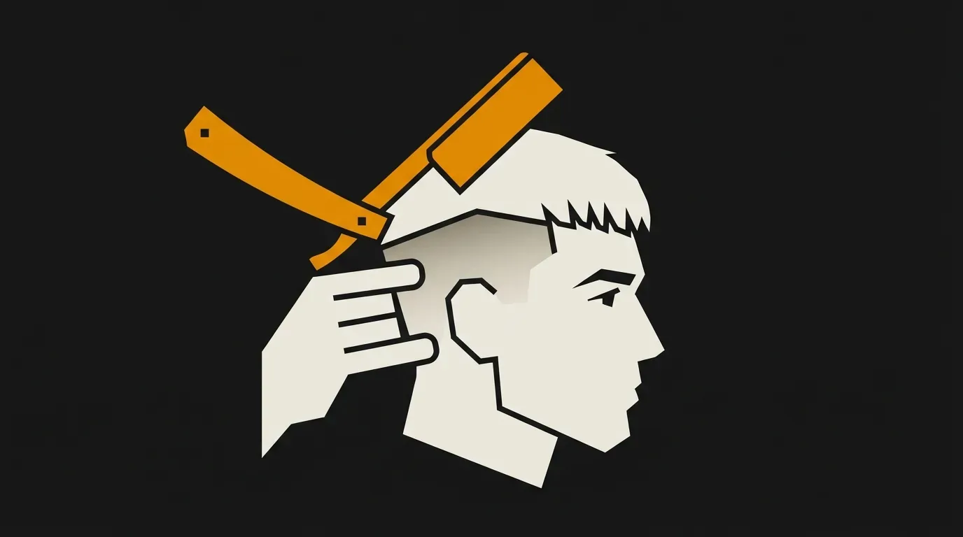 Ilustracja do sekcji "Jak poprosić barbera, żeby wyszedł nowoczesny grzybek, a nie powrót do podstawówki?"