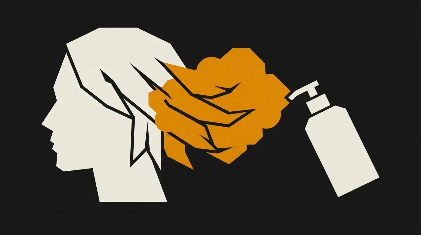Ilustracja do sekcji "Co odżywka bez spłukiwania robi z twoimi włosami przez te kilka godzin?"