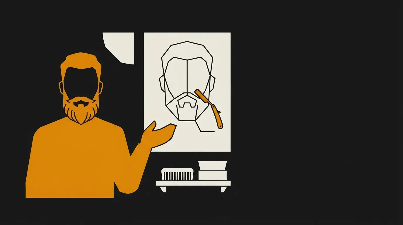 Ilustracja do sekcji "Jak poprosić barbera o konkretny wzór, żeby nie wyjść z zaskoczeniem?"