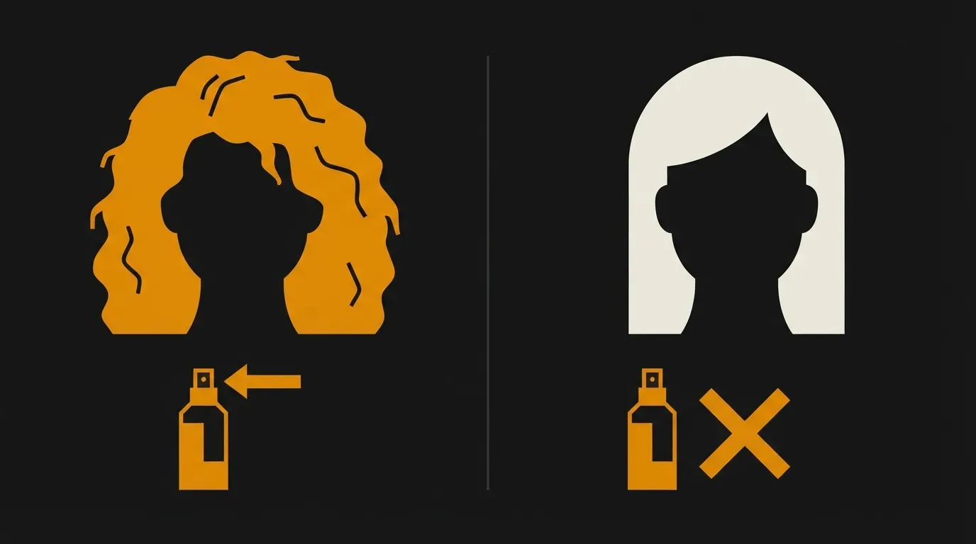 Ilustracja do sekcji "Na jakie włosy spray z solą morską działa, a na jakich lepiej go nie testować?"