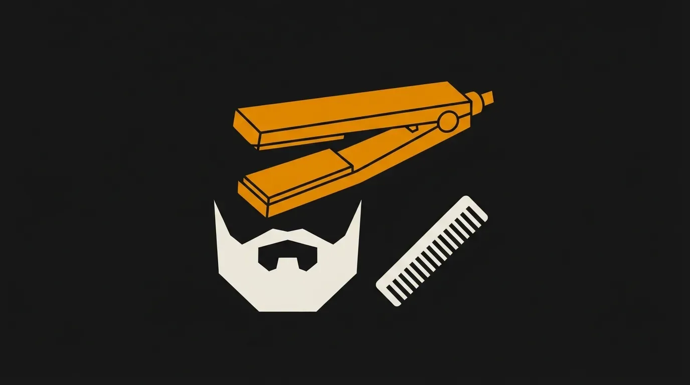 Ilustracja do sekcji "Czy prostownica do brody to dobry pomysł?"