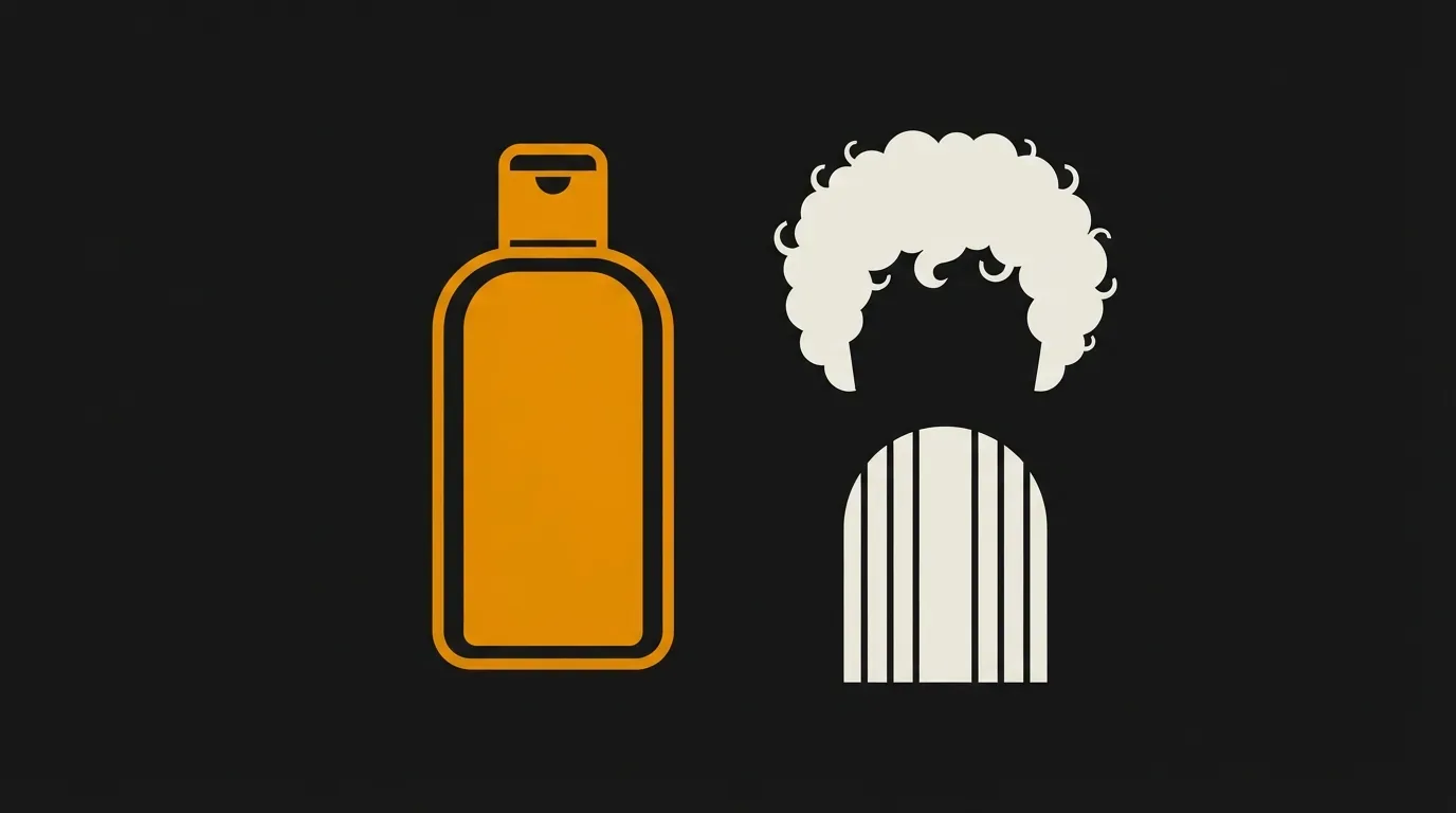 Ilustracja do sekcji "Co robi szampon do włosów kręconych, czego zwykły nie potrafi?"