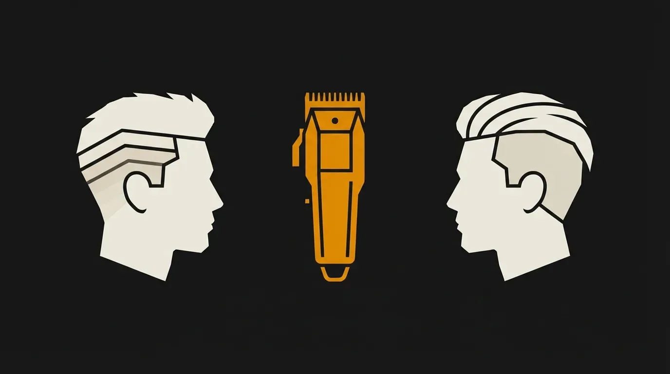 Ilustracja do sekcji "Na czym polega różnica między fade a undercutem i jak o nią poprosić barbera"