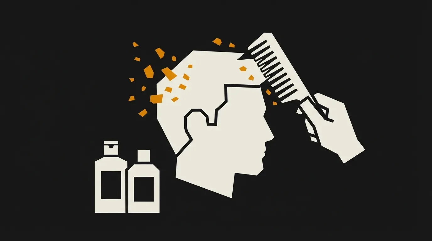 Ilustracja do sekcji "Jak codzienna pielęgnacja wpływa na to, co barber zobaczy na twojej głowie"