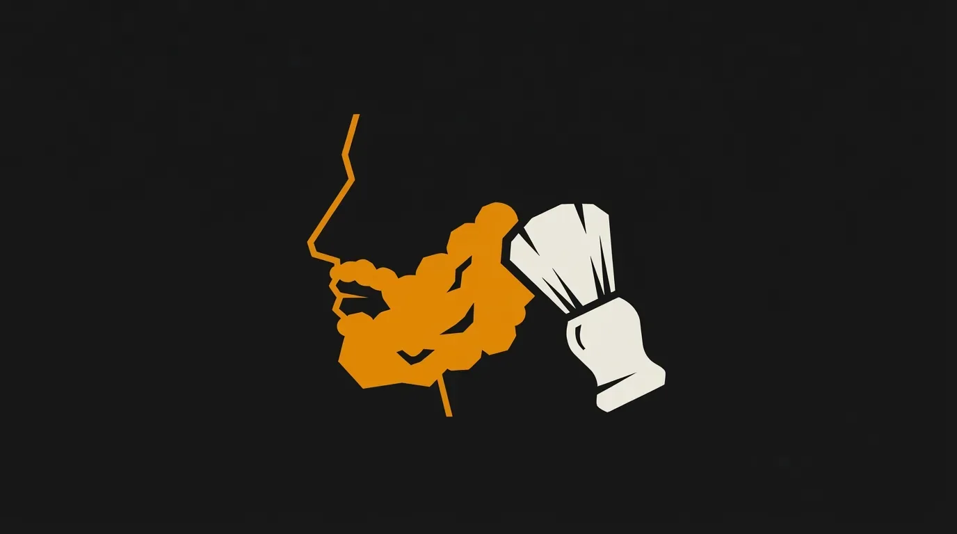 Ilustracja do sekcji "Co decyduje o tym, że piana lepiej trzyma się na twarzy podczas golenia"