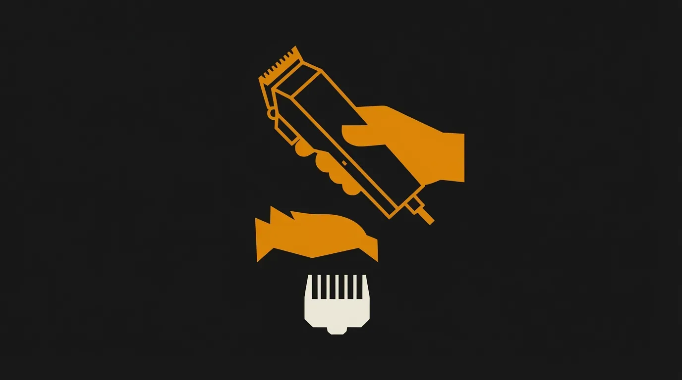 Ilustracja do sekcji "Które funkcje maszynki naprawdę ułatwiają samodzielne strzyżenie?"