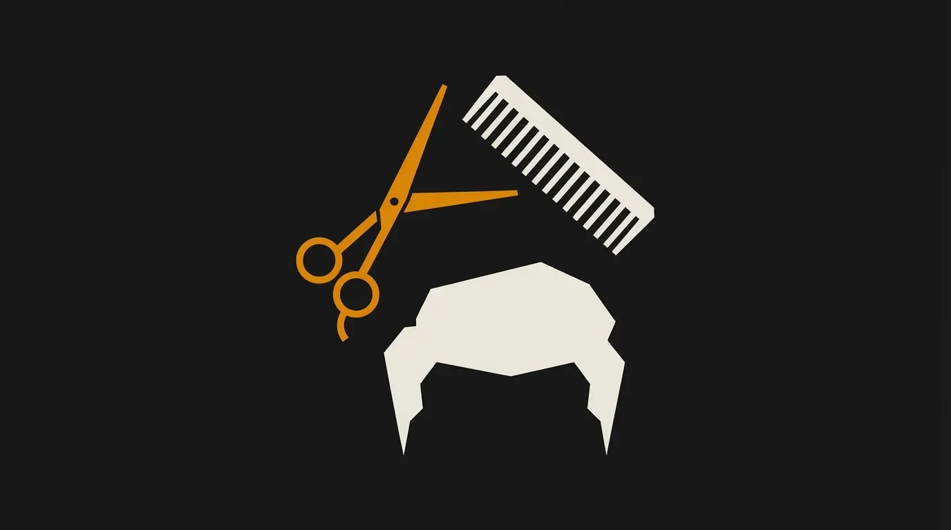 Ilustracja do sekcji "O co poprosić barbera na ostatniej wizycie przed ślubem, żeby fryzura dotrwała do zdjęć i oczepin?"