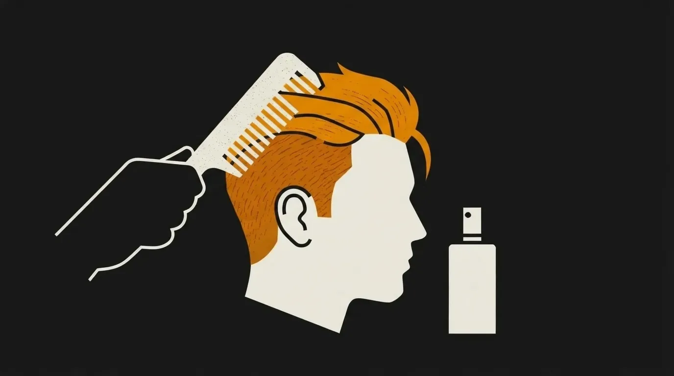 Ilustracja do sekcji "Pixie cut z dłuższą górą - jak poprosić o cięcie, które odejmuje lat i nie wymaga codziennego układania?"
