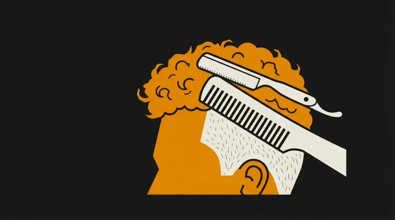 Ilustracja do sekcji "Jak rozpoznać, że Twoje włosy nadają się na krótkie cięcie z lokami?"